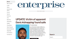 Desktop Screenshot of davisenterprise.com